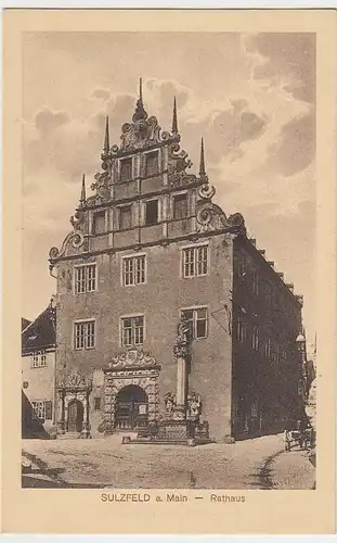 (36841) AK Sulzfeld a.M., Rathaus, vor 1945