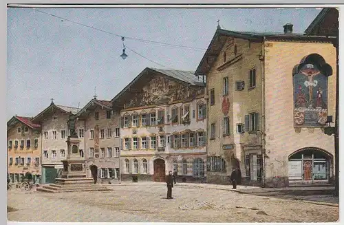 (35558) AK Bad Tölz, Marktstraße, Moralt u. Lindnerhaus, 1920er