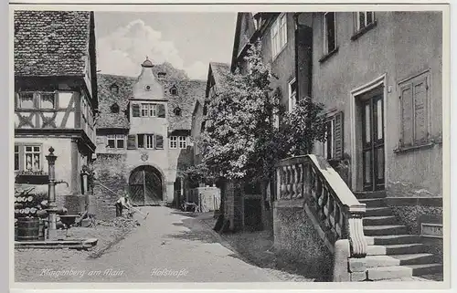 (35512) AK Klingenberg (Main), Hofstraße, vor 1945