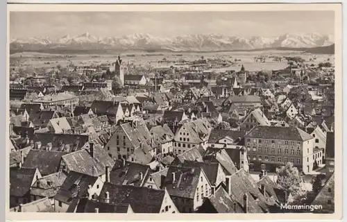 (35100) Foto AK Memmingen, Totale, vor 1945