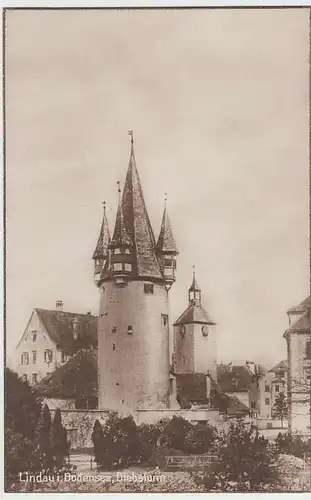 (34971) Foto AK Lindau i. Bodensee, Diebsturm, 1920er