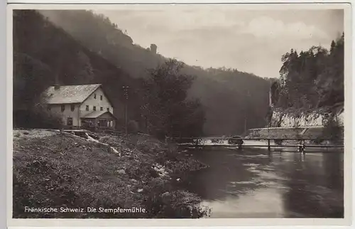 (34911) Foto AK Gößweinstein, Stempfermühle, vor 1945