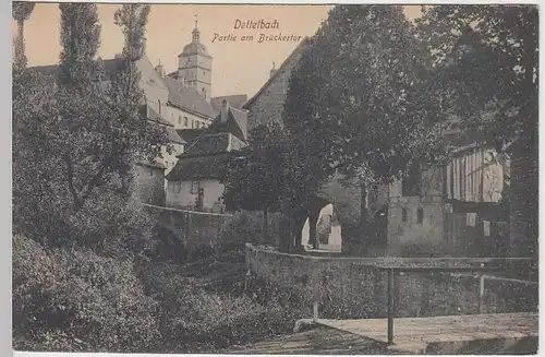 (34648) AK Dettelbach, Partie am Brückertor, vor 1945