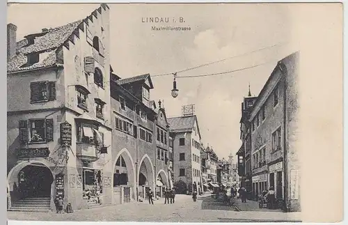 (33300) AK Lindau a.B., Maximilianstraße, 1905