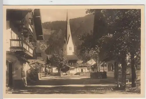 (33276) Foto AK Bayrischzell, Dorfpartie, vor 1945