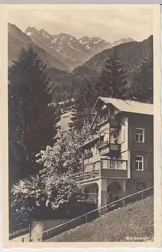 (33265) Foto AK Oberstdorf, Restaurant u. Pension Waldesruh, vor 1945