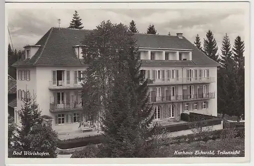 (33224) Foto AK Bad Wörishofen, Kurhaus Eichwald, 1942