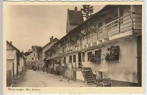 (33223) Foto AK Memmingen, Alte Kaserne, 1942