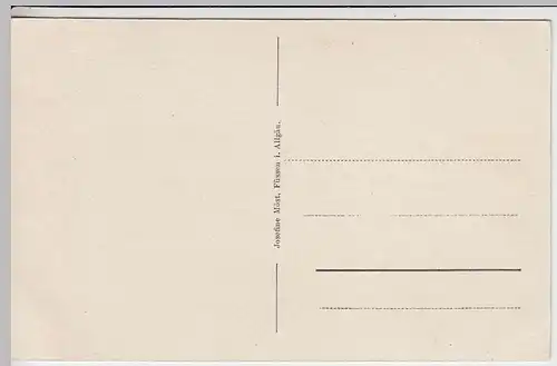 (33219) AK Füssen, Panorama mit Säuling, vor 1945