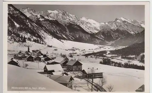 (33215) Foto AK Hinterstein (Allgäu), Panorama, vor 1945