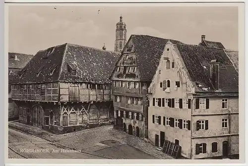 (33151) Foto AK Nördlingen, Am Hafenhaus, vor 1945