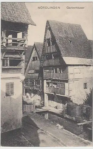 (33074) AK Nördlingen, Gerberhäuser, 1915