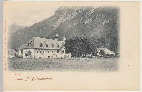 (32877) AK Gruß aus St. Bartholomä, vor 1905