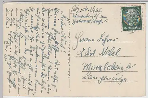 (32607) AK Wasserburg a. Inn, Altes Patrizierhaus (Amtsgericht), 1930er