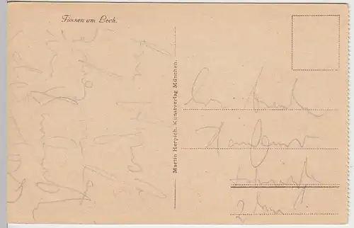 (32603) AK Füssen, Panorama, vor 1945