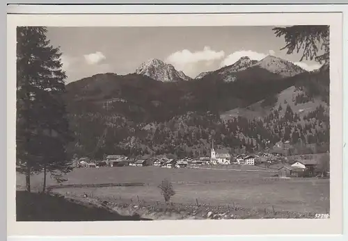 (32566) Foto AK Bayrischzell, Panorama mit Wendelstein