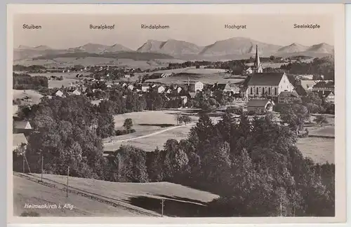 (32220) Foto AK Heimenkirch i. Allgäu, Panorama