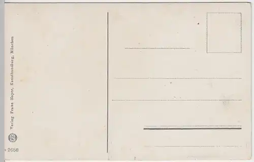 (30417) AK Garmisch, Kirche St. Martin, Apotheke, vor 1945