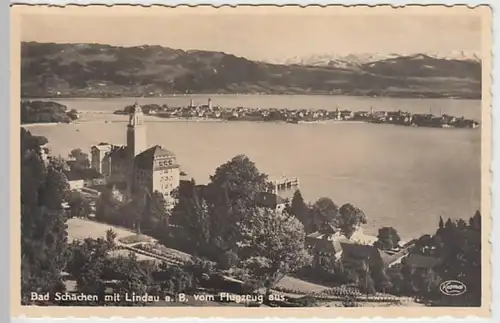 (29480) Foto AK Bad Schachen mit Lindau, Flugzeugaufnahme vor 1945