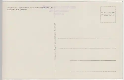 (29000) Foto AK Zugspitze, Schneefernerhaus