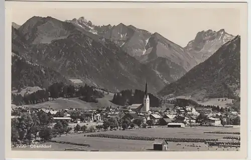 (28943) Foto AK Oberstdorf vor 1945