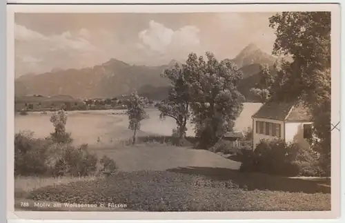 (28270) Foto AK am Weißensee im Allgäu 1939