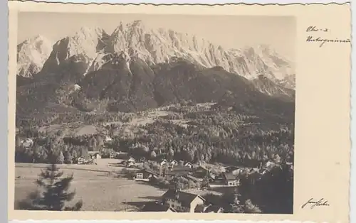 (28132) Foto AK Obergrainau, Untergrainau, Panorama 1937