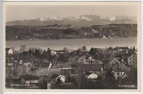 (27982) Foto AK Starnberg mit Ostufer