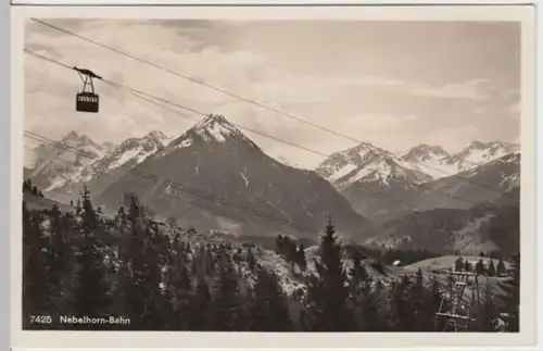 (2779) Foto AK Oberstdorf, Nebelhornbahn