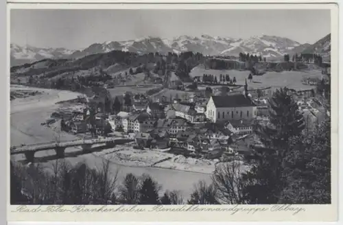 (2759) AK Bad Tölz, Krankenheil, Benediktenwand 1935
