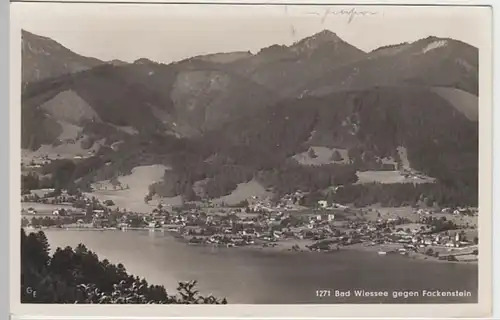 (26561) Foto AK Bad Wiessee, Panorama, Fockenstein 1934