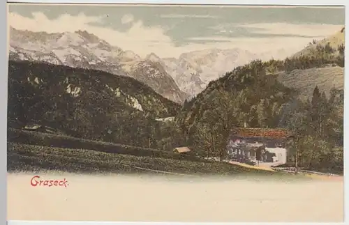 (25968) AK Graseck, bis 1905, Werbung f. Selbmanns Cacao