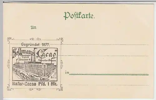 (25966) AK Bad Reichenhall, Kuranlagen, bis 1905, Werbung f. Selbmanns Cacao