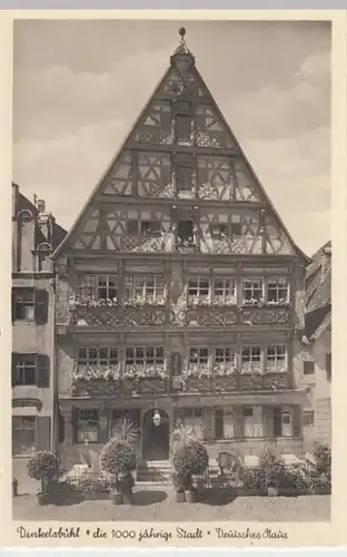 (24819) Foto AK Dinkelsbühl, Hotel Deutsches Haus 1946
