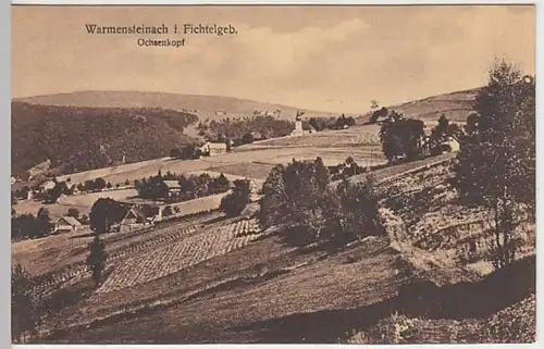 (24695) AK Warmensteinach, Panorama, Ochsenkopf 1922