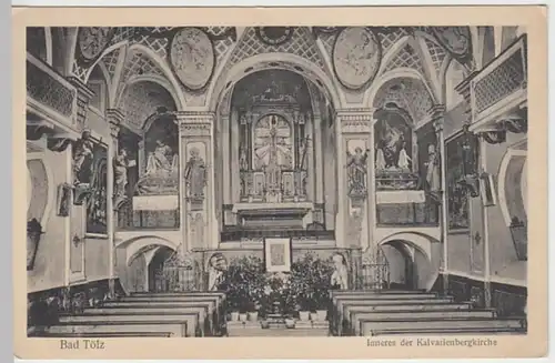 (24617) AK Bad Tölz, Inneres der Kalvarienbergkirche 1910/20er