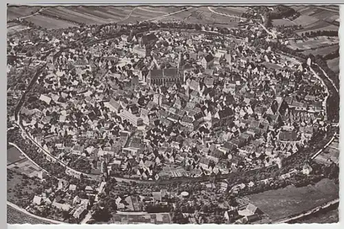 (23961) Foto AK Nördlingen, Panorama 1954