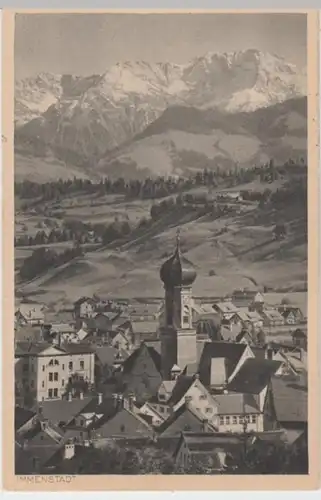 (2388) AK Immenstadt im Allgäu, Panorama, Daumengruppe 1926-33