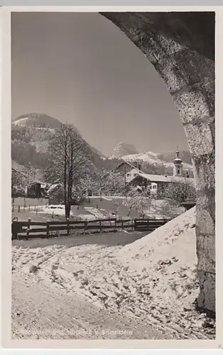 (23580) Foto AK Oberaudorf, Hocheck, Brünnstein, Sonderstempel 1940