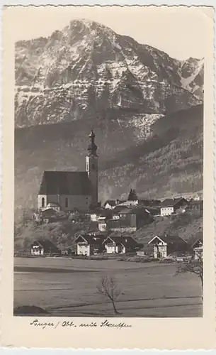 (23550) Foto AK Anger, Berchtesgaden, Kirche, Staufen 1941