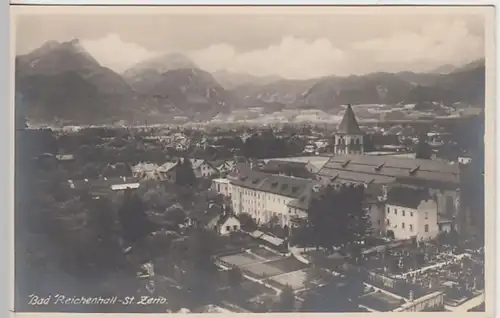 (23434) Foto AK Bad Reichenhall, St. Zeno, vor 1945