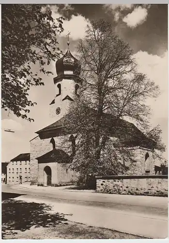 (22550) Foto AK Rehau, Bay., Pfarrkirche St. Jobst, nach 1945