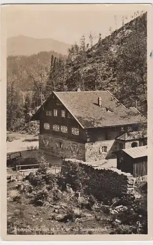 (22304) Foto AK Blecksteinhaus, Sonnwendjoch, Feldpost 1941