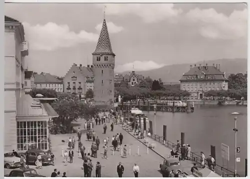 (22263) Foto AK Lindau, Bodensee, Mangenturm, nach 1945