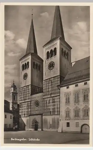 (22084) Foto AK Berchtesgaden, Stiftskirche, vor 1945