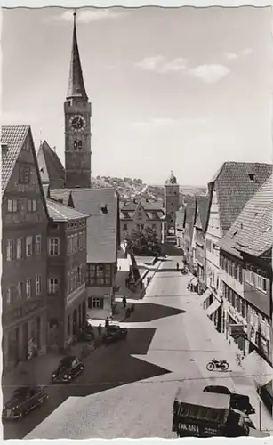 (21576) Foto AK Ochsenfurt, Hauptstraße, nach 1945