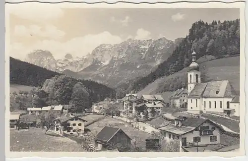 (21318) Foto AK Ramsau bei Berchtesgaden, Ortsansicht 1933