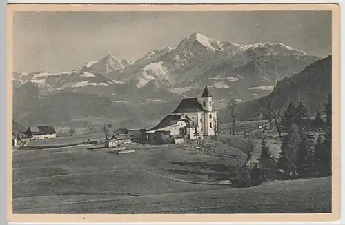 (21228) AK Ettenberg, Marktschellenberg, Wallfahrtskirche, vor 1945