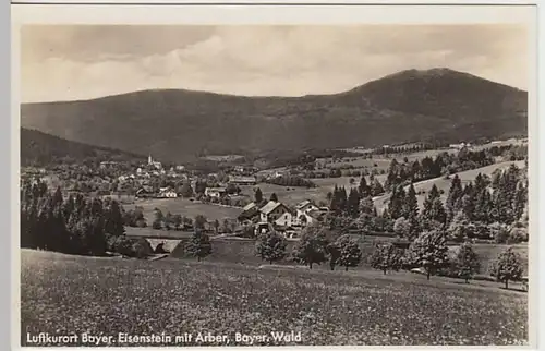 (21135) Foto AK Bayerisch Eisenstein, Panorama, Arber, vor 1945