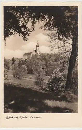 (21113) Foto AK Kloster Andechs, vor 1945